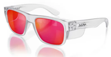 SafeStyle Fusions Clear Frame/Mirror Red Polarised