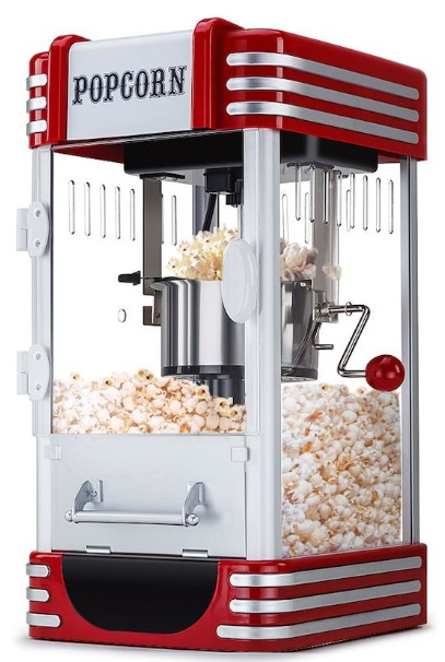 EuroChef Popcorn Machine - Popper Popping Classic Cooker Microwave