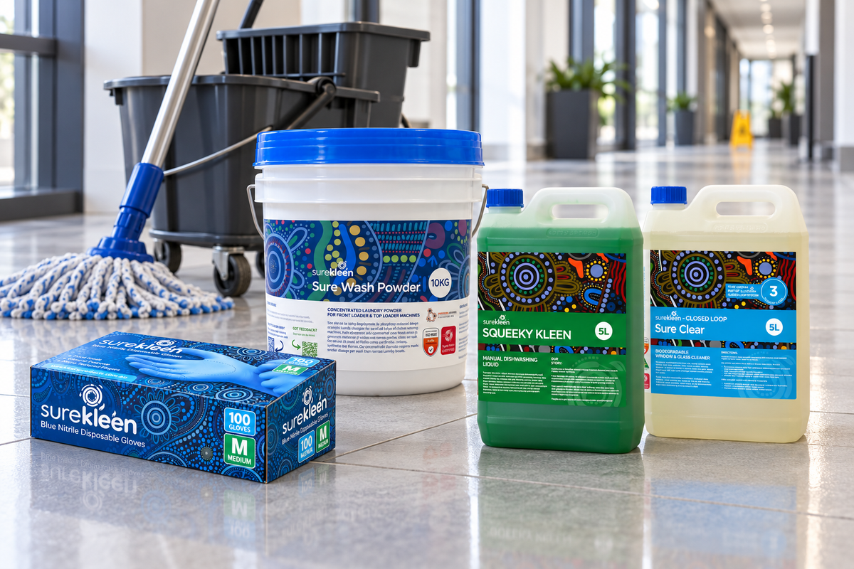 Commercial cleaning and hygiene products