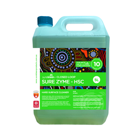 Surekleen Sure Zyme HSC 5L Closed Loop enzyme hard surface cleaner

