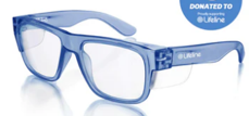 SafeStyle Fusions Blue Frame/Clear