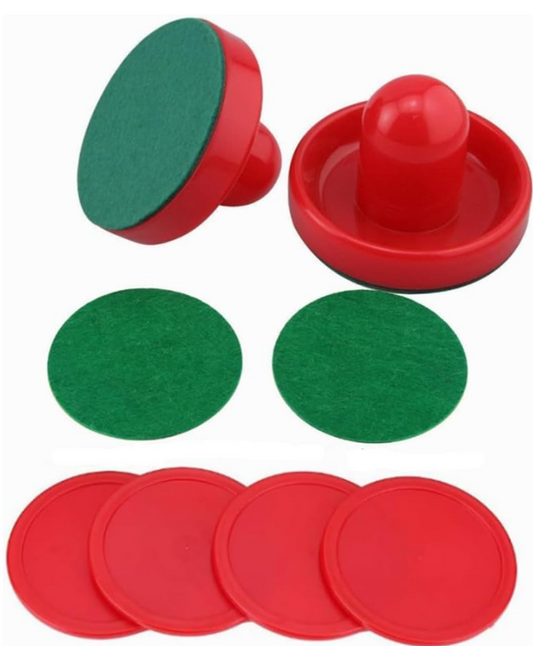 Lightweight Air Hockey Pucks & Slider Pusher Goalies