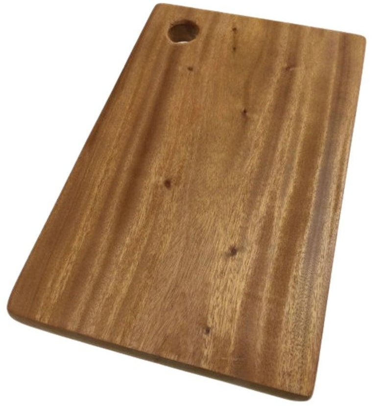 Hard Wood Hygienic Cutting Wooden Chopping Board Natural Kitchen 44.5 x 30 x 2cm