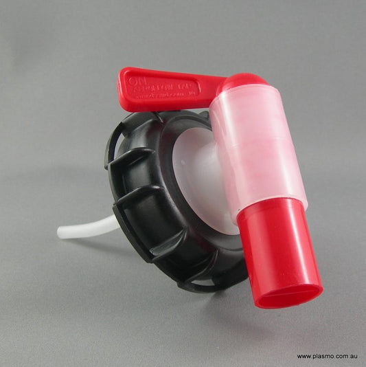 Drum Tap - Cap Tap Red & Black for 10-20L drum