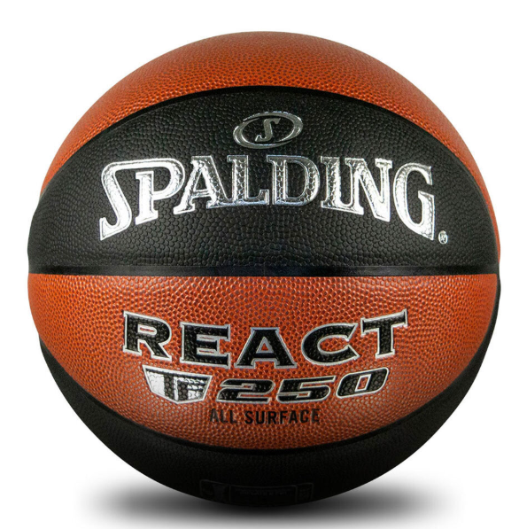 Spalding React TF 250 Basketball Orange/Black 7