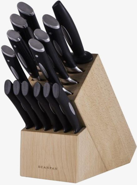 Scanpan Classic 15pc Knife Block Set