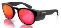 SafeStyle Cruisers Matte Black Frame/Mirror Red Polarised