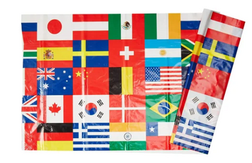 International Flag Plastic Backdrop