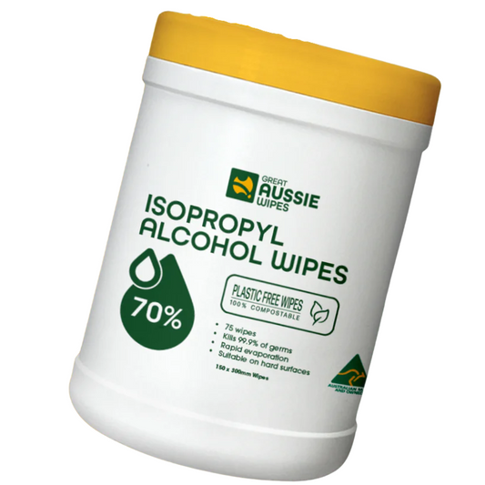 Great Aussie Isopropyl Wipes, 75PK