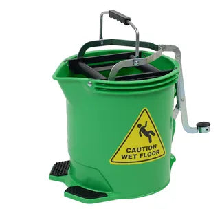 Wringer Bucket, Green, 15L