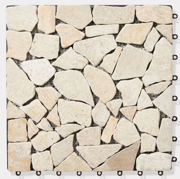 4 Pack Light Stone Decking Tiles