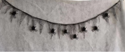 Bunting with Spiders - 1.5m