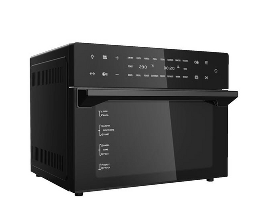 Kitchen Couture 30 Litre Air Fryer Oven 18 Presets 5-in-1 Multifunctional Black