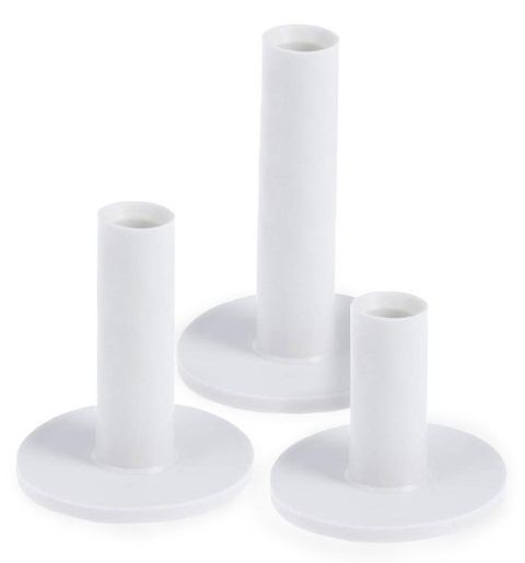 Rubber Tee 3 Pack - White
