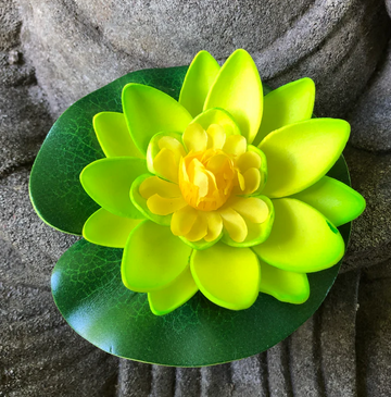 Small floating lotus flower - GREEN