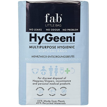 Fab Little Bags - Hygeeni Pack - X-Large Disposal Bags, 50 Bags