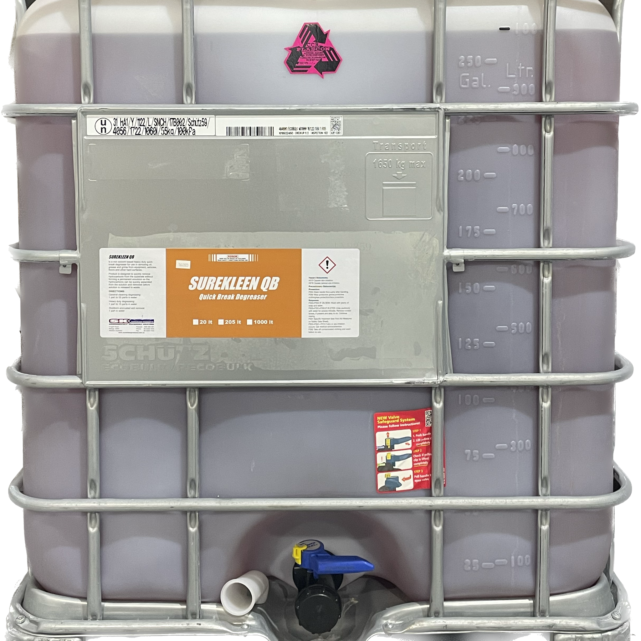 Surekleen Quickbreak Degreaser, 1000L