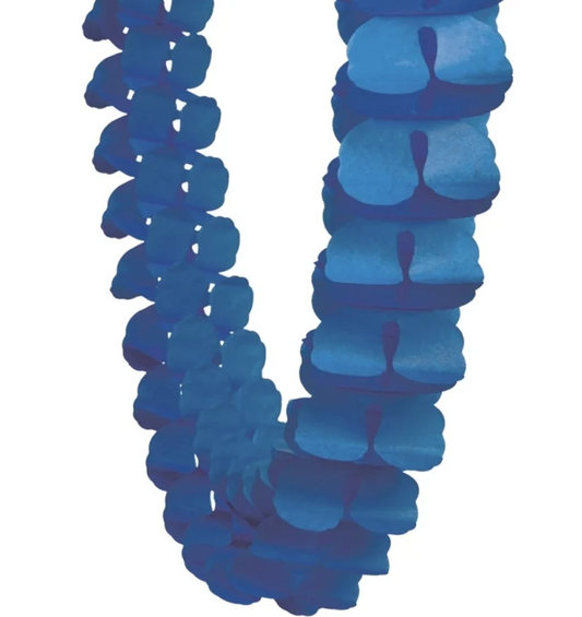 Navy Blue Tissue Paper Honeycomb Garland (4m)