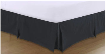 Pleated Bed Valance - King Single - 107x203 34cm