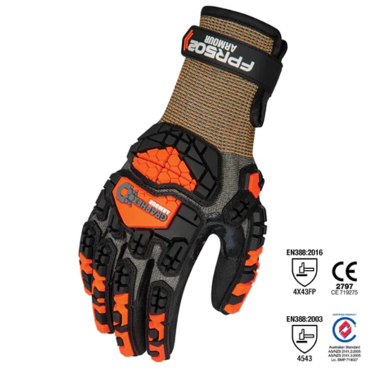 Force360 Graphex Armour Cut Glove (Cut Level F), Size L