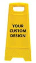 Yellow A-Frame - Custom Design (HOT SURFACE) - Double Sided Print