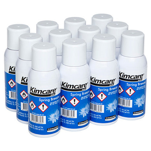 KIMCARE MICROMIST 6893 Fragrance Refill, Spring Breeze, 12 Cans/Case