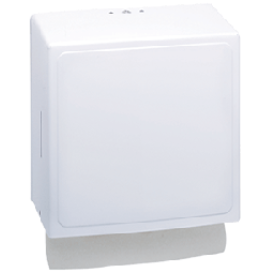 KCP 4943 Interfold Hand Towel Dispenser, White Lockable Enamel, Compatible with the 1742 Code