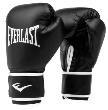 Everlast Core Training Boxing Gloves Black S/M