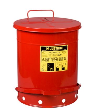 Justrite 55 L Oily Waste Can Foot Operated
Cover