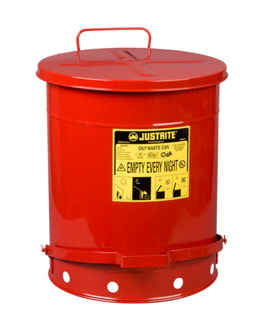 Justrite 55 L Oily Waste Can Foot Operated
Cover