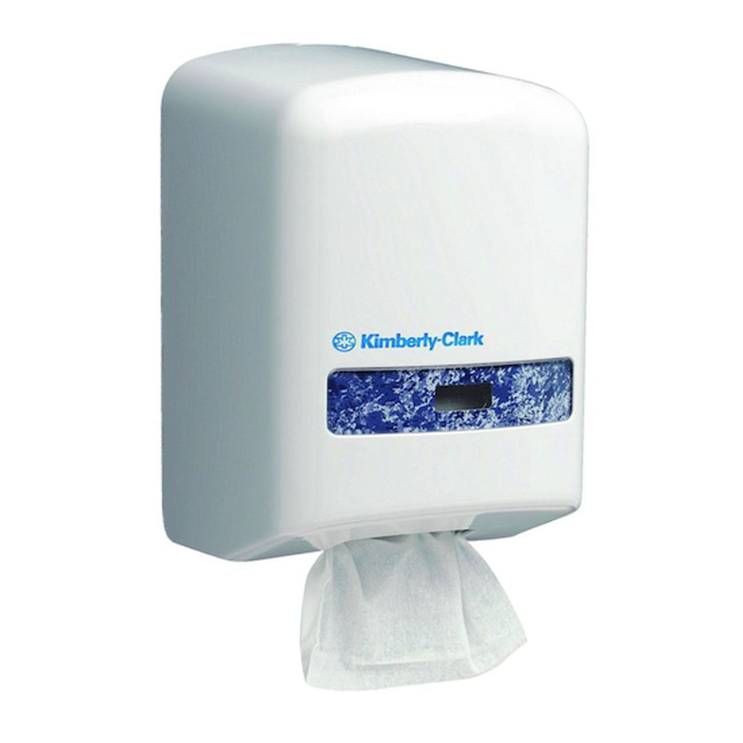 KCP 8921 Single Sheet Toilet Tissue Mini Dispenser, White Snap Shut ABS Plastic, Compatible with 4321 & 4322 Codes