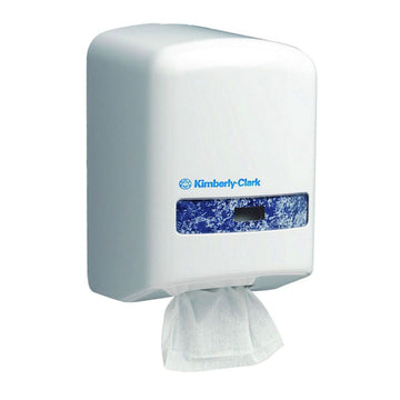 KCP 8921 Single Sheet Toilet Tissue Mini Dispenser, White Snap Shut ABS Plastic, Compatible with 4321 & 4322 Codes