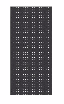 Pinnacle 900 x 450mm Matte Black Metal Pegboard - 900 x 450mm