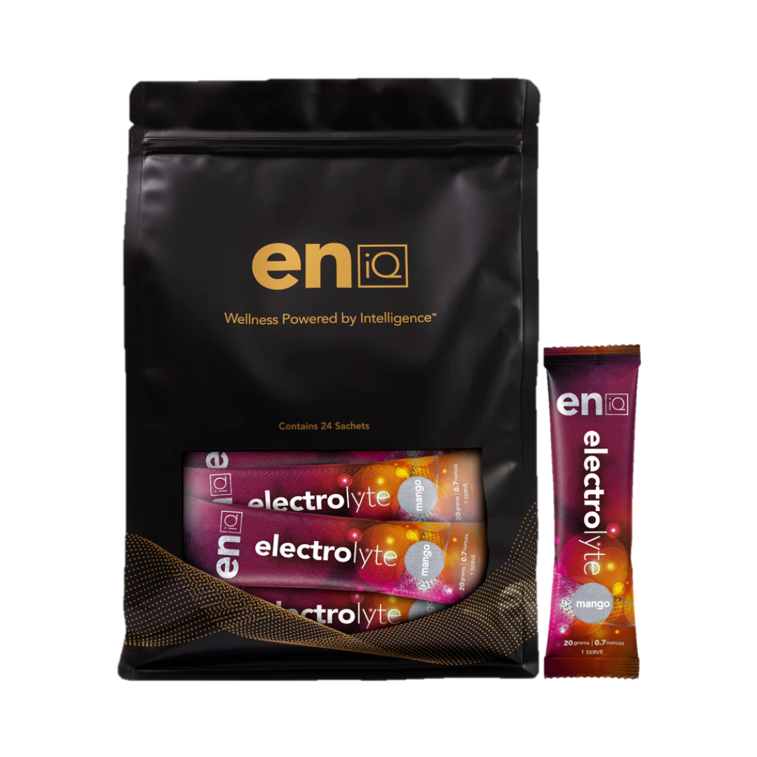 eniQ Electrolyte Sachet 20g, Mango, 24pk