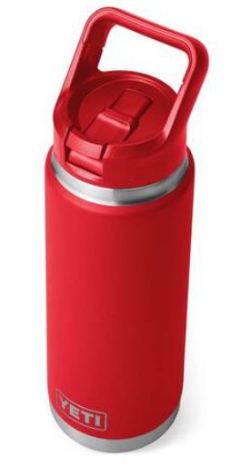 YETI® Rambler® Straw Bottle 26 oz (760 ml) Rescue Red