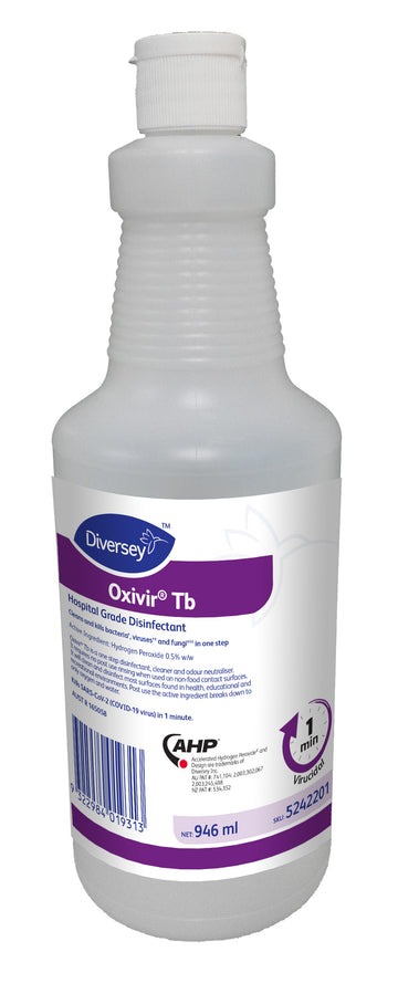 Diversey Oxivir Tb Disinfectant Cleaner Ready To Use 946ml