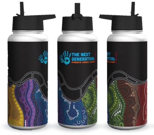 Trekk Highland 3-in-1 Copper Vacuum Bottle Kit 950ml TK1042 - STYLE 2 - Six Seasons - NAIDOC 2025