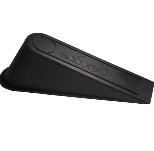 Extra Large Black Rubber Door Wedge