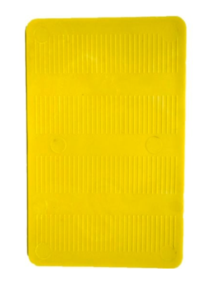 Macsim Fasteners 150 x 100 x 5mm Yellow Full Shim - 4 Pack