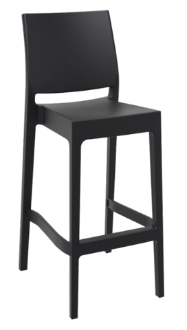 Maya Bar Stool Black