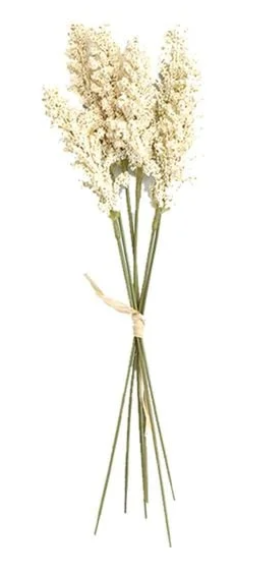 Artificial Flower White 30cm White Lavender