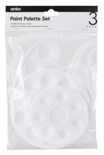 3 Pack Paint Palette Set
