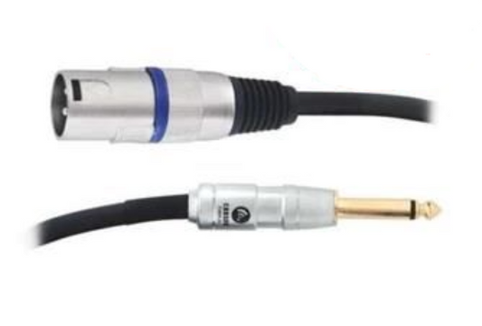 Carson ROM20H Rocklines XLR to ¼” Microphone Cable – 6m