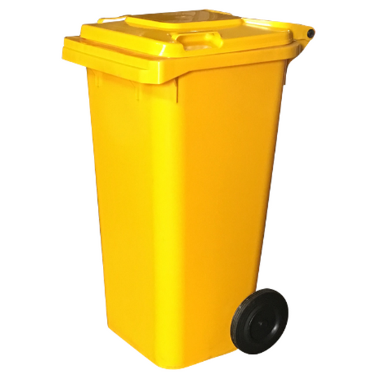 120L Wheelie Bin (Yellow)