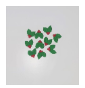 Christmas Sugar Decorations – Mini Holly Sugar Leaves 10 Pack