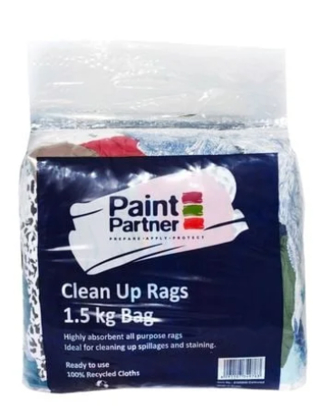 Coloured Rags Paint Partner 1.5kg Coloured Rags