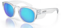 SafeStyle Cruisers Clear Frame/Mirror Blue Polarised