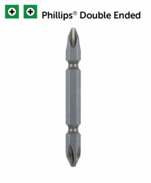 DUAL END POWER BIT PH No.2 x 45mm