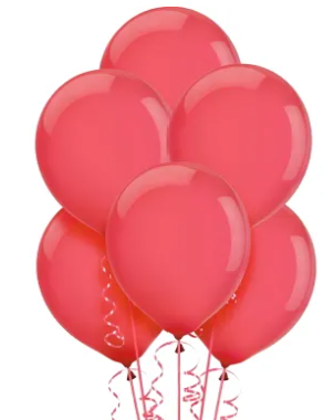 Red Balloons 30cm Round (Pack of 100)