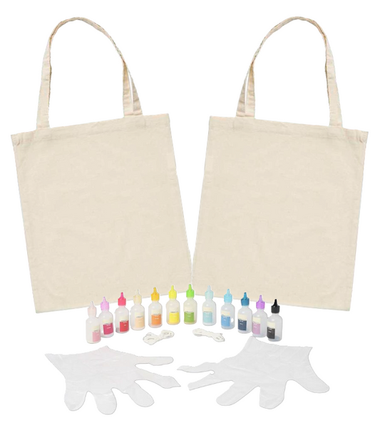 Woollahra Tie Dye Tote Bag DIY Kit - 2pk